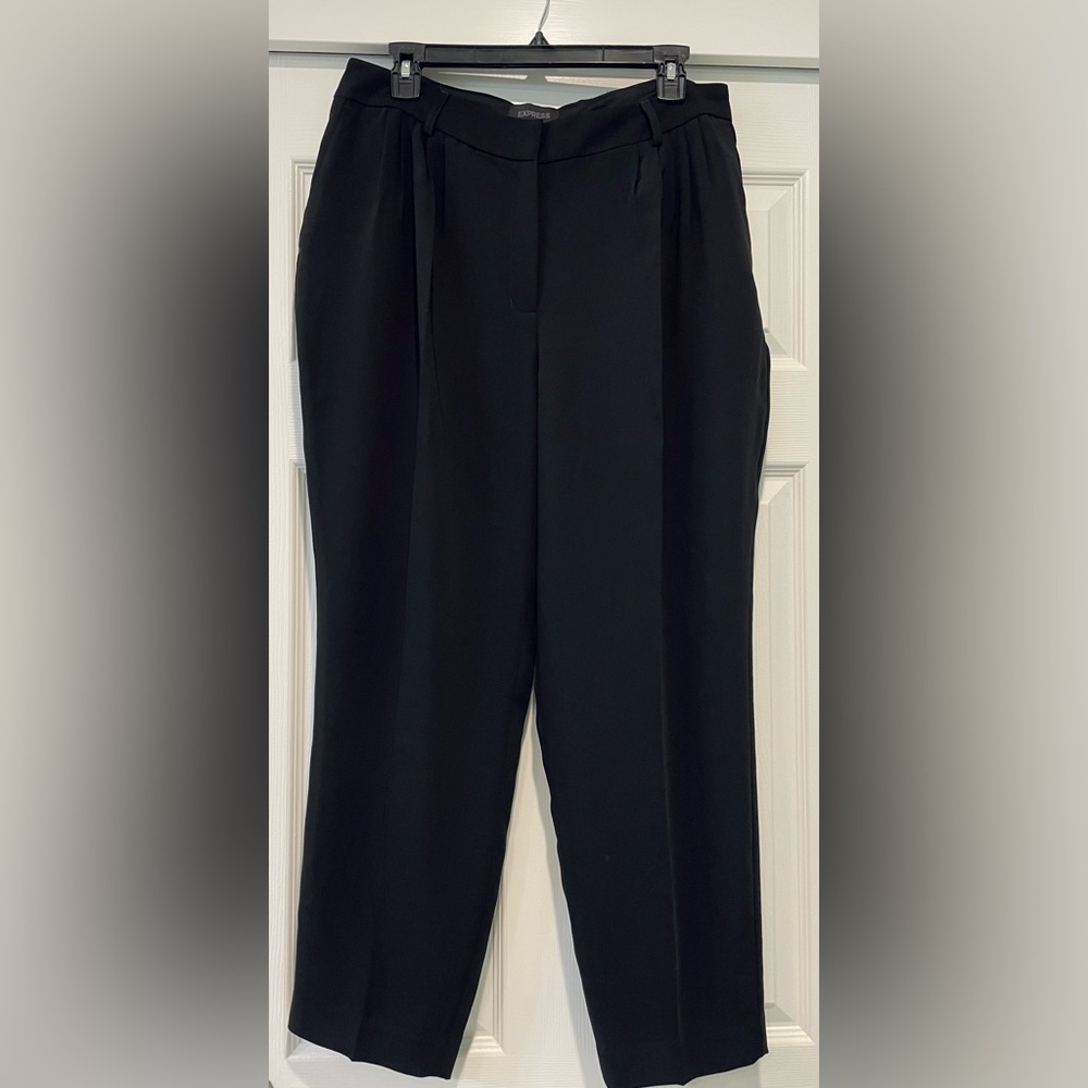 EXPRESS High Rise Ankle Dress Pant
